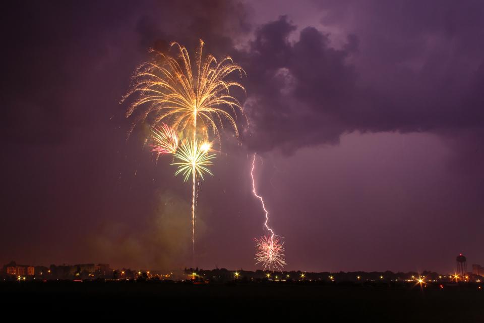 Fireworks and Lightning Shutterbug